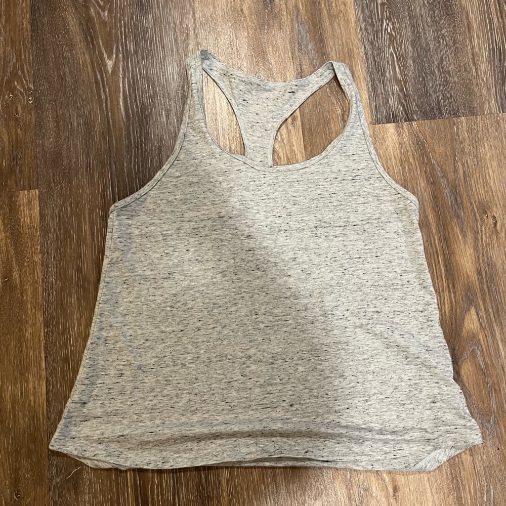 Heather Gray Racerback Tank Top